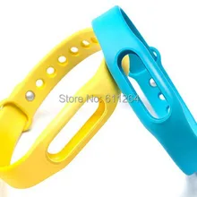DHL 100 шт/партия 10 цветов замена Силиконовый ТПУ Браслет Для Xiaomi mi band Смарт Браслет часы ремешок mi Band