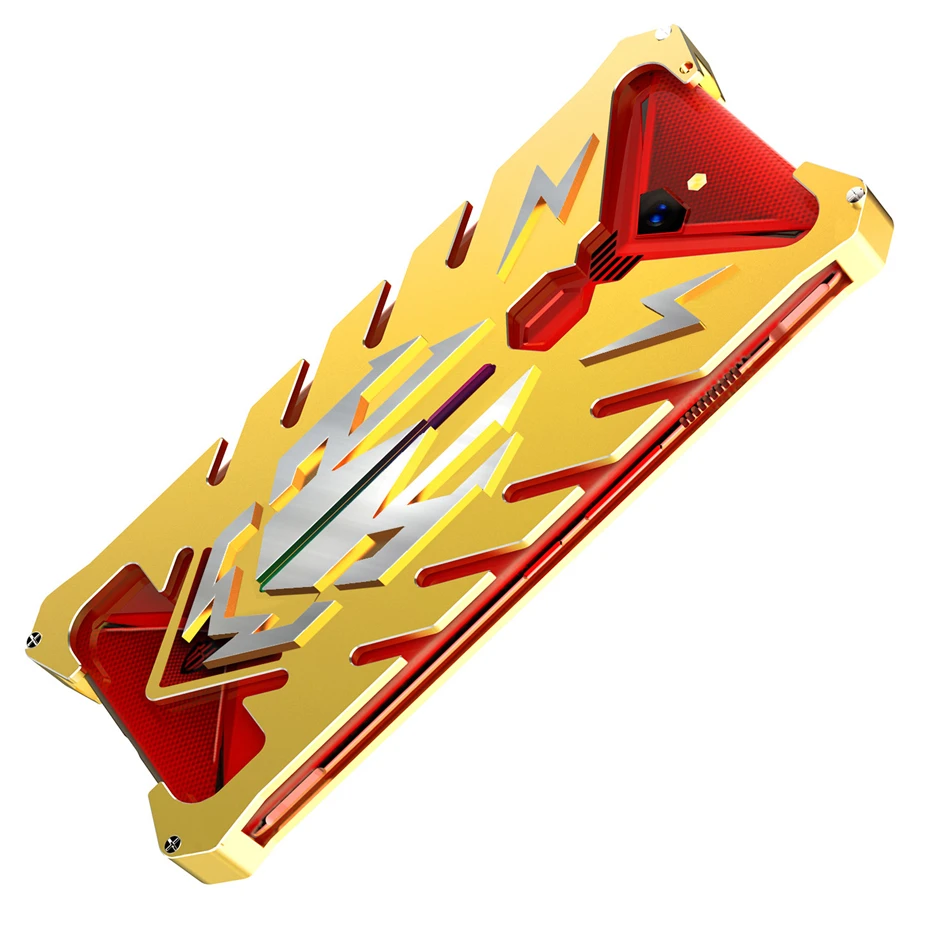 Чехол для ZTE Nubia Red Magic 3 Роскошный Алюминиевый противоударный защитный чехол из