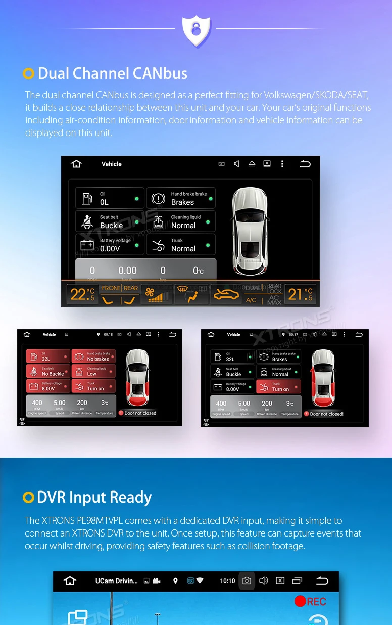 Top Android 8.0 OS 9" Car Multimedia Navigation GPS Radio for Volkswagen Amarok 2010-2015 & Caddy 2003-2015 & T5 Multivan 2010-2013 19
