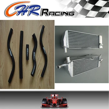 

FOR Honda CR 125 R/ CR125R 2-STROKE 1989 aluminum alloy radiator & silicone hose black