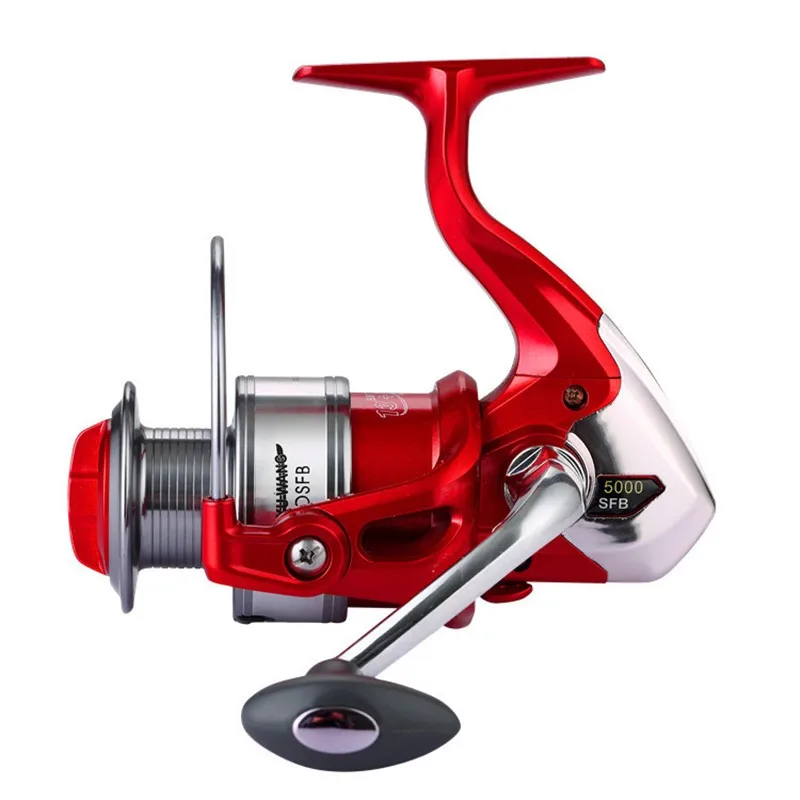 Automatic Folding Metal Handle Metal Spinning Reel Spool Sea Boat Spinning Non Gap Fish Wheel Lure Fishing Reel2
