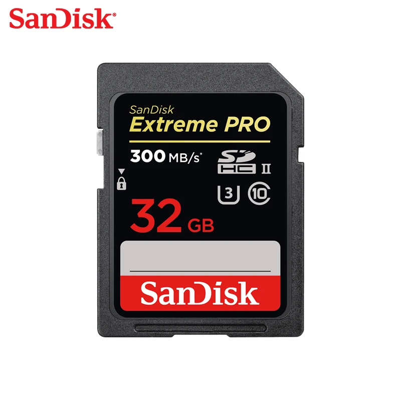 

Sandisk Extreme Pro SD Card 32GB 64GB High Speed UHS-II Camera Memory Card up to 300MB/s 2000X