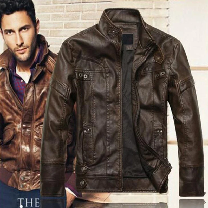 

Origins Wolverine X-Mens Streetwear Leather Jacket 4XL Plus Size Vintage Motorcycle Man's Bomber Leather Jackets and Coats A626