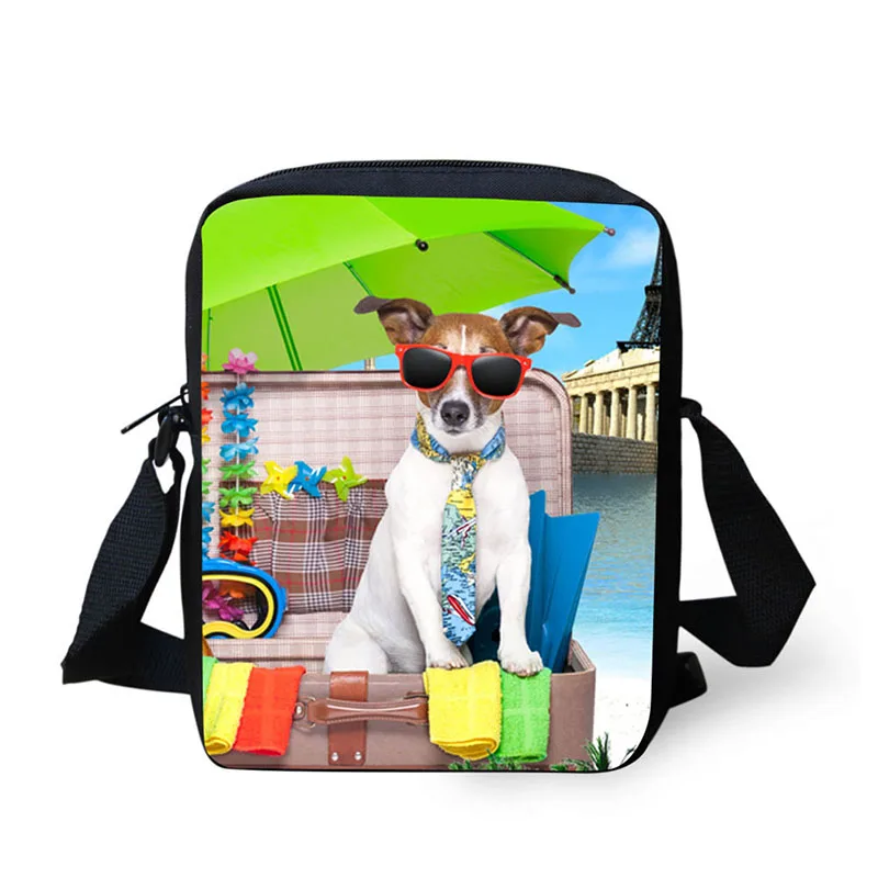 2017 fashion Animal dog messenger bag small satchel horizontal bag boy casual girl / boy little
