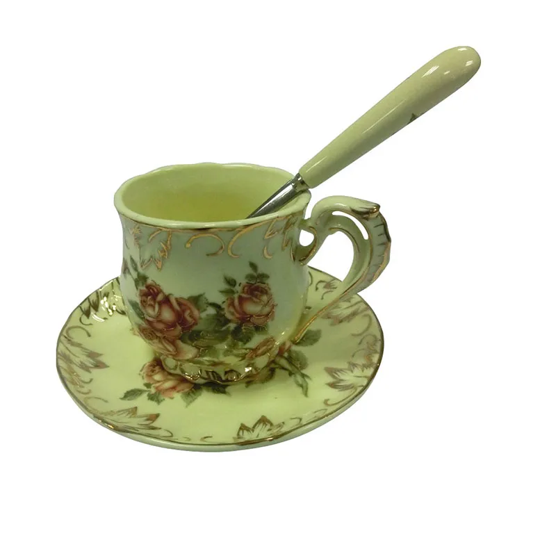 New Arrival Pure Hand Made Coffee Cup Suit Creative Hight Quality Ceramic Coffee Cups With Saucers Afternoon Tea Cup Tea Set New Arrival Pure Hand Made Coffee Cup Suit Creative Hight Quality Ceramic Coffee Cups With Saucers Afternoon Tea Cup Tea Set