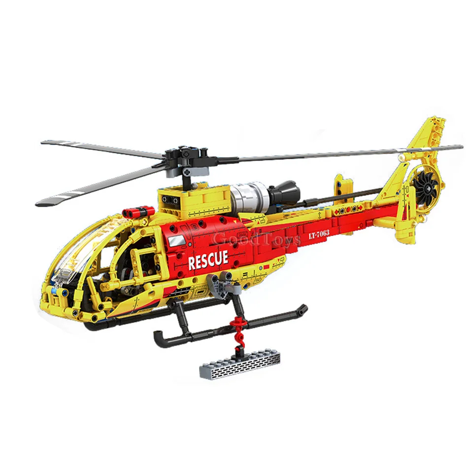 

Military Helicopter Set 663 Piece Bricks Legoing Technic Military Model Building Blocks Boys Birthday Gift Toys For Children