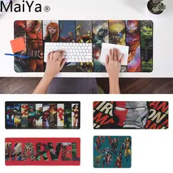 MaiYa Высокое качество marvel comics клавиатура коврики для игровой мыши резиновая Мышь прочный коврик для мыши на стол