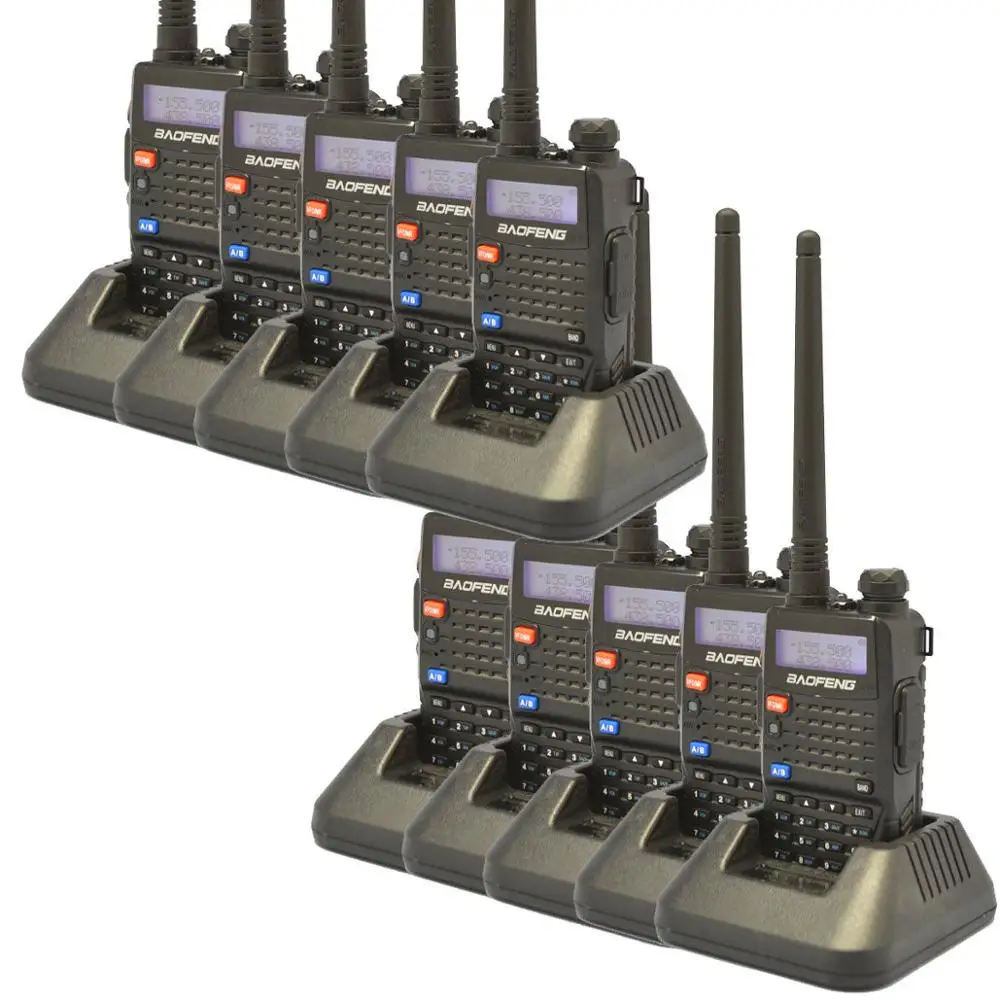 

Free DHL or FEDEX 10-SETS Two-way Radio BAOFENG UV-5RC Professional FM Dual Band Radio Brand New