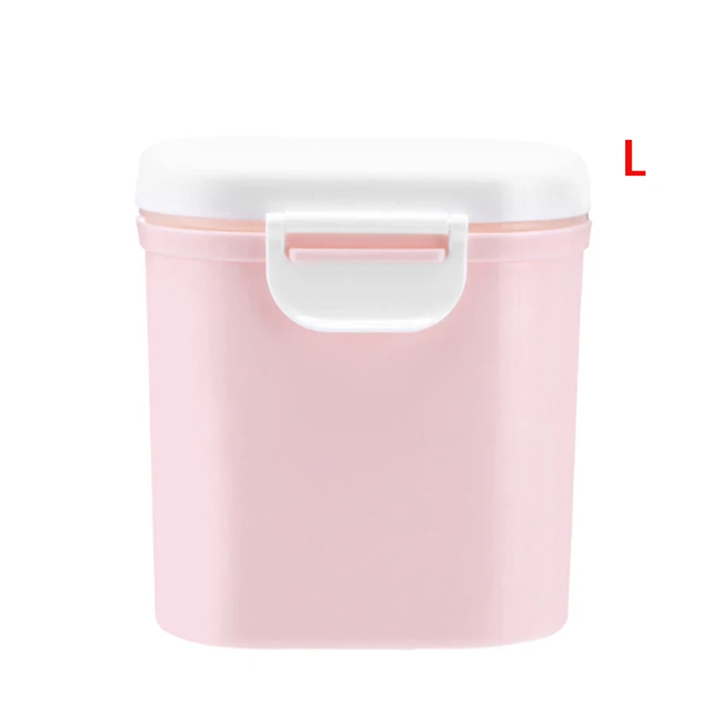 Pink L Детская формула для хранения молока, портативная молочная пудра, диспенсер для еды, контейнер для хранения, миска для кормления малышей, для детей, коробка из полипропилена - Цвет: Pink L