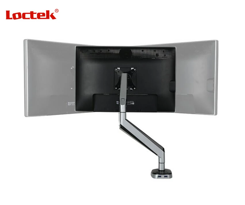 Loctek D8A Aluminum Gas Spring Full Motion Desktop