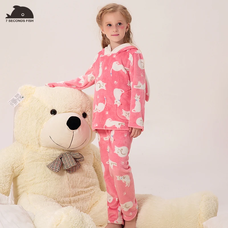 Buy Girls Pajamas autumn winter christmas pajamas 2