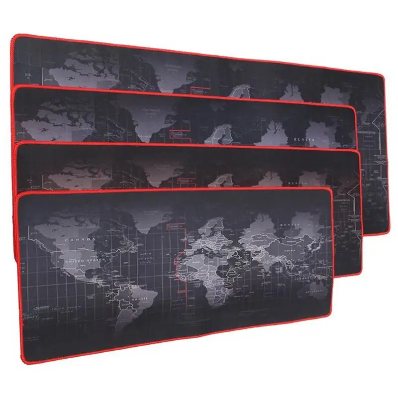 World Map Extra Large Mouse Pad Mat Natural Rubber Desktop Gaming Mousepad Large Mouse Pad Keyboard