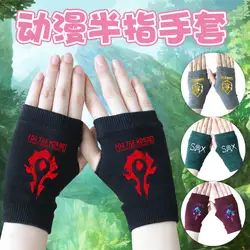 IVYYE SOX Monster Kumamon модные аниме половина палец Прихватки для мангала хлопок теплые перчатки без пальцев косплэй Варежки Унисекс