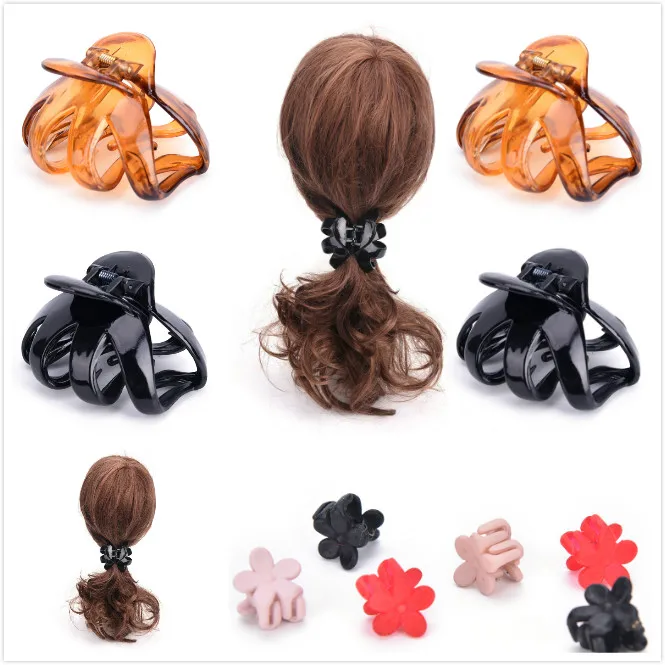 

Korean Style Women Lady Girls Small Hair Claw Cute Candy Color Hair Clip Children Hairpin Hair Accessories Kids Present