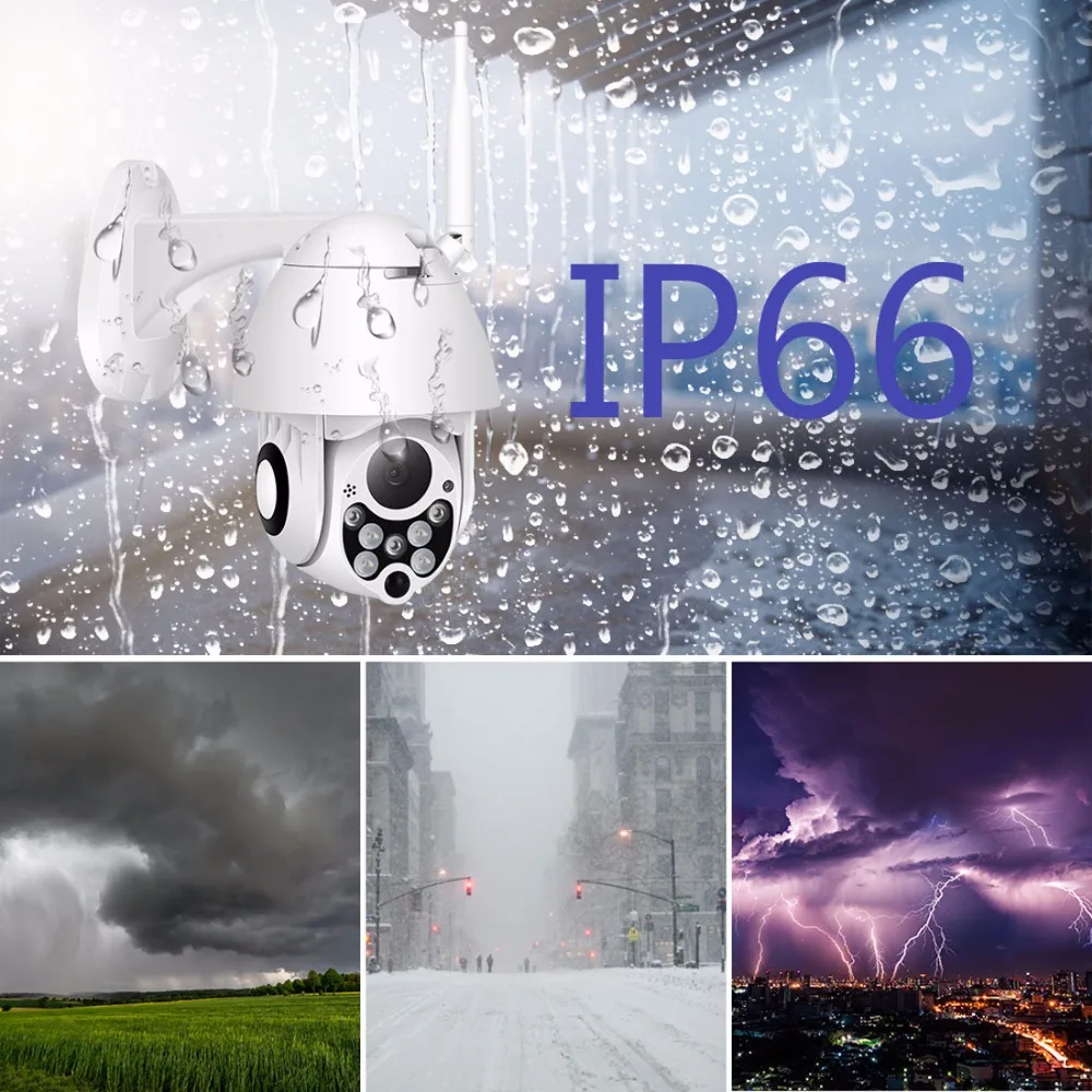  1080P 2MP PTZ Macchina Fotografica del IP di Sicurezza Domestica Senza Fili Wifi Onvif Macchina Fot