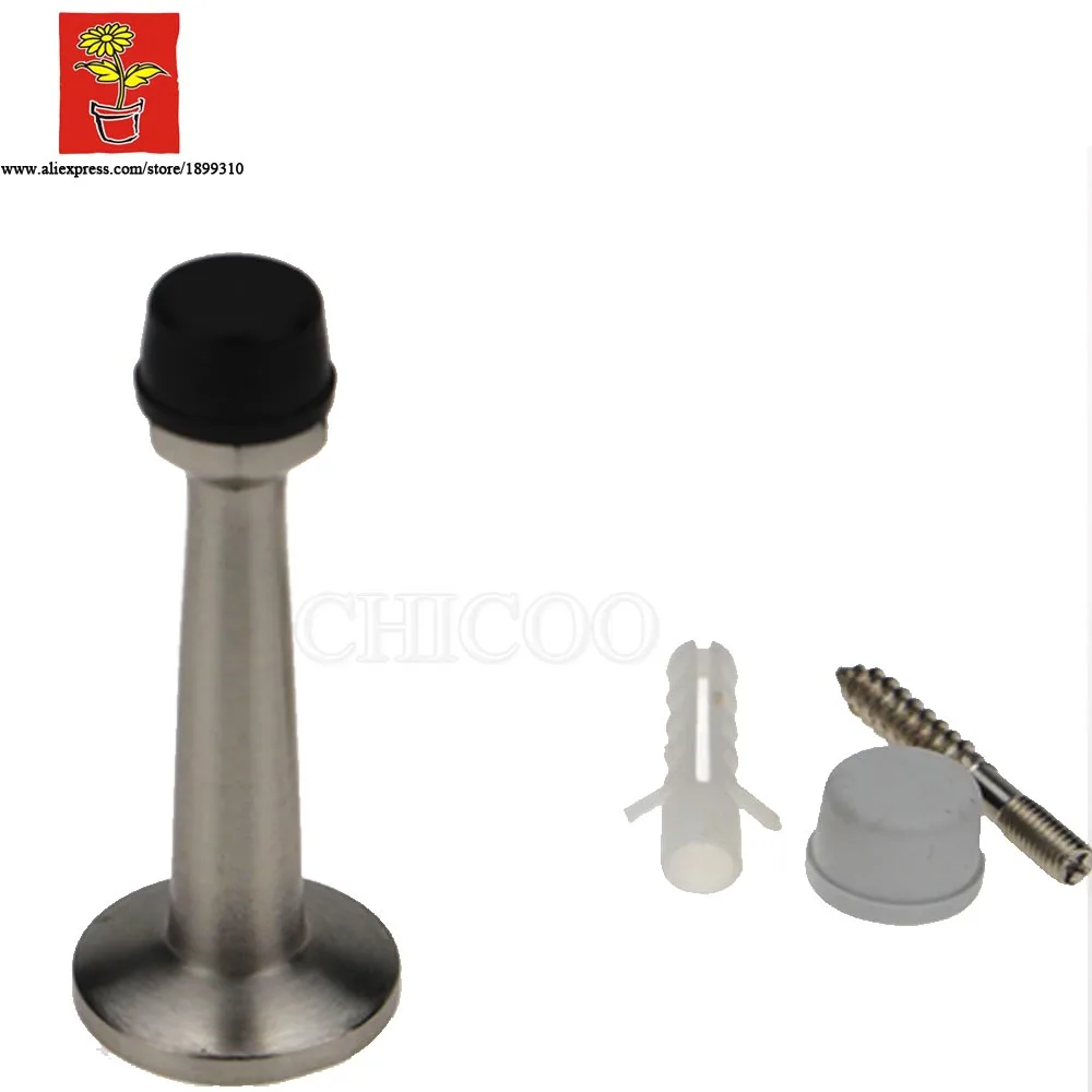 CHICOO Easy Installation Wall Mounted Rubber Door Stopper Door Fittings