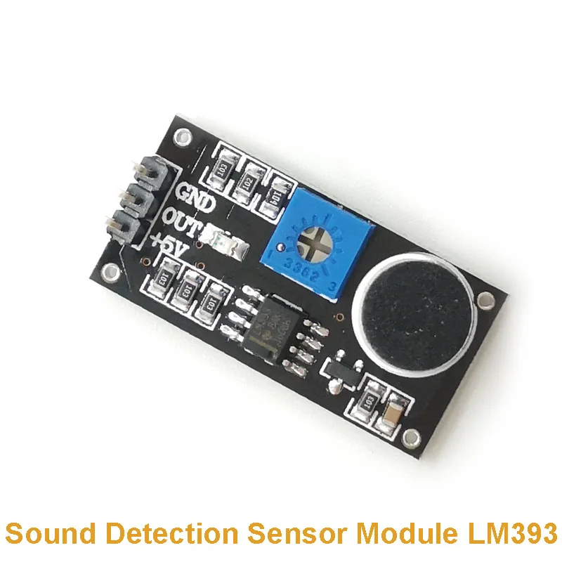 Датчик обнаружения звука модуль LM393 звуковой датчик Рог умный автомобиль специально для Arduino