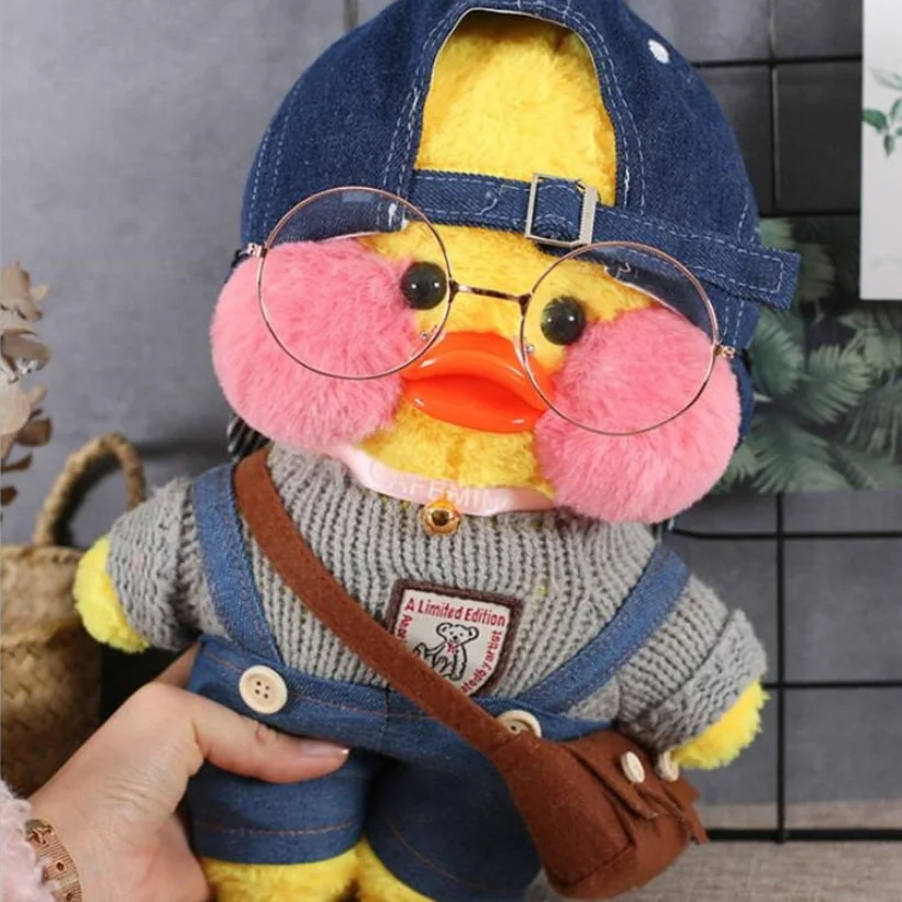 30 см Kawaii LaLafanfan плюшевая игрушка кафе утка мультфильм Милая Утка Мягкая кукла