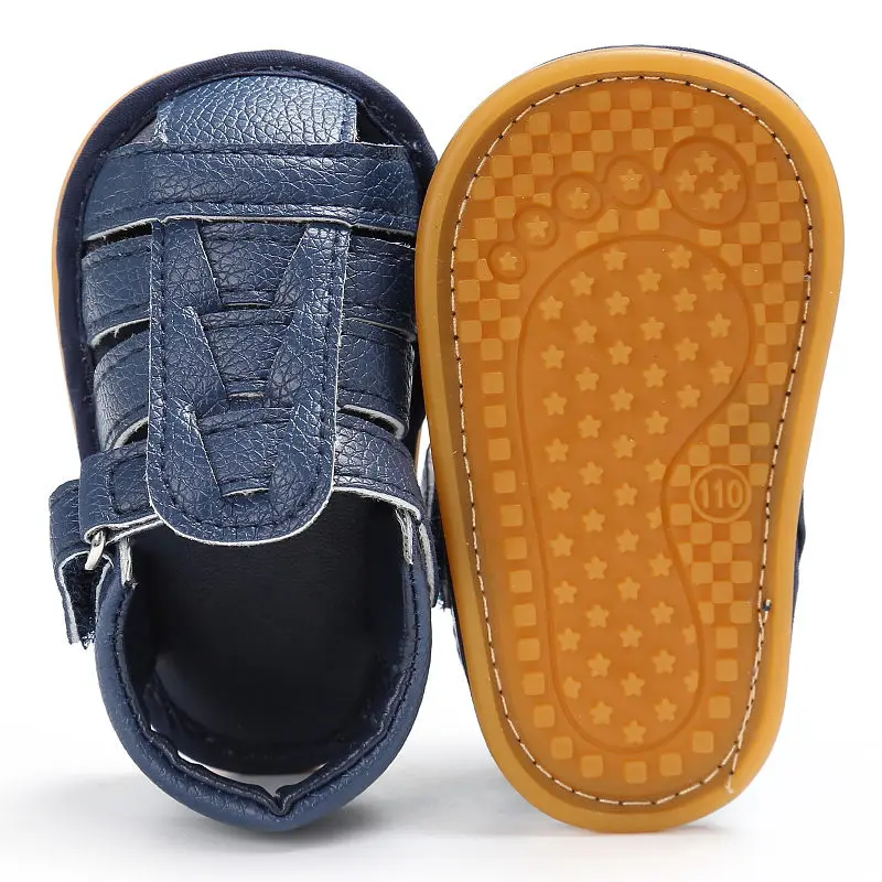 Новинка 2018 года, модные летние сандалии из искусственной кожи для мальчиков, детские мокасины, кроссовки, обувь для младенцев 0-18 м, детские