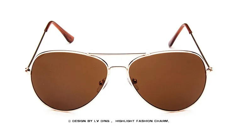 Популярные Классические Прозрачные очки в золотой оправе, Винтажные Солнцезащитные очки для женщин и мужчин, оптические авиационные очки, прозрачные очки Oculos De Grau - Цвет оправы: Gold tea