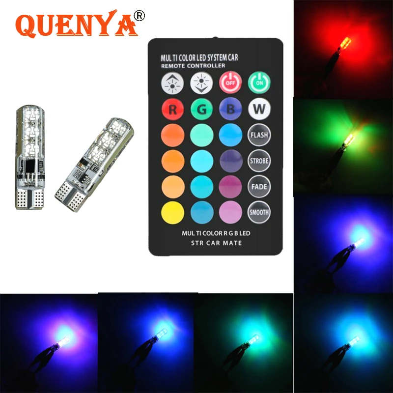 led canbus rgb t10 lights