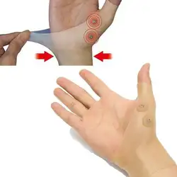 1 шт. силиконовый гель магнитная лечебный наручный пальцем руки Поддержка перчатки артрит нажим, боль рельеф Водонепроницаемый высокие