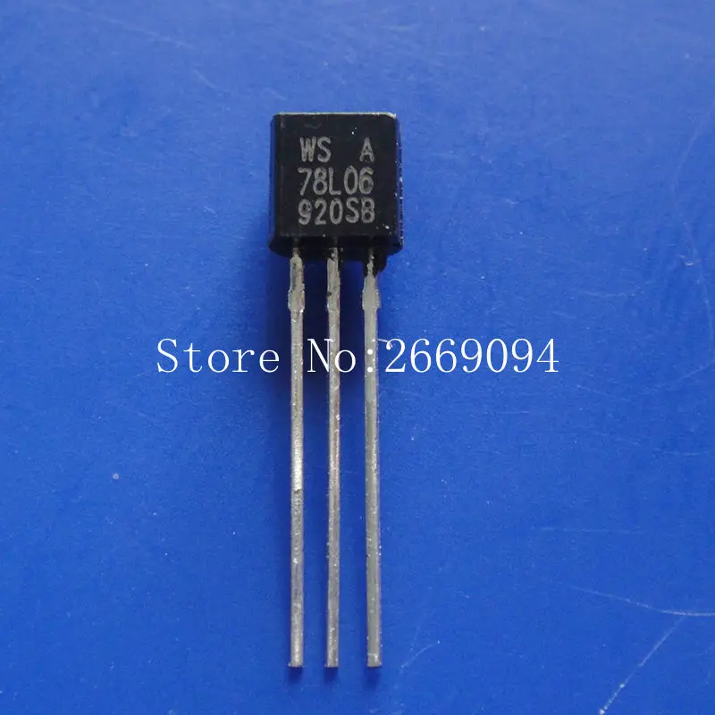 

50 шт. WSA78L06 TO92 78L06 A78L06 TO-92 Новый и оригинальный бесплатная доставка