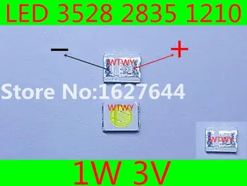 

100pcs HONGLI LED 3528 2835 1210 LED TV Backlight High Power 1W 3V LED Backlight Cool white LED LCD TV Backlight Application