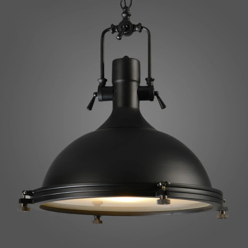 Винтажный Лофт подвесной светильник из кованого железа ретро Эдисон подвесной светильник Промышленный бар гостиная хромированные подвесные лампы ZDD0010