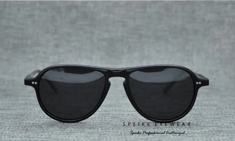 SPEIKO ручная работа близорукость солнцезащитные очки для чтения яшма Ретро Пилот Стиль очки с разноцветными линзами UV400 Радуга винтажные очки