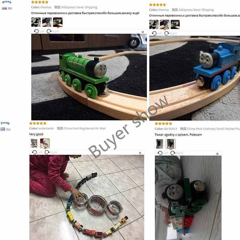 Деревянные магнитные паровозики, игрушки для железной дороги, деревянные паровозики для детей, подарок для детей, модель поезда