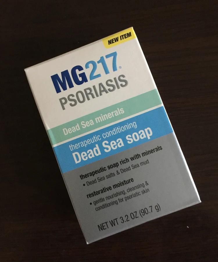 

100% Original MG217 Therapeutic Conditioning Dead Sea Soap Bar, 3.2 Ounce 90.7g for psoriasis skin dead sea salt and mud