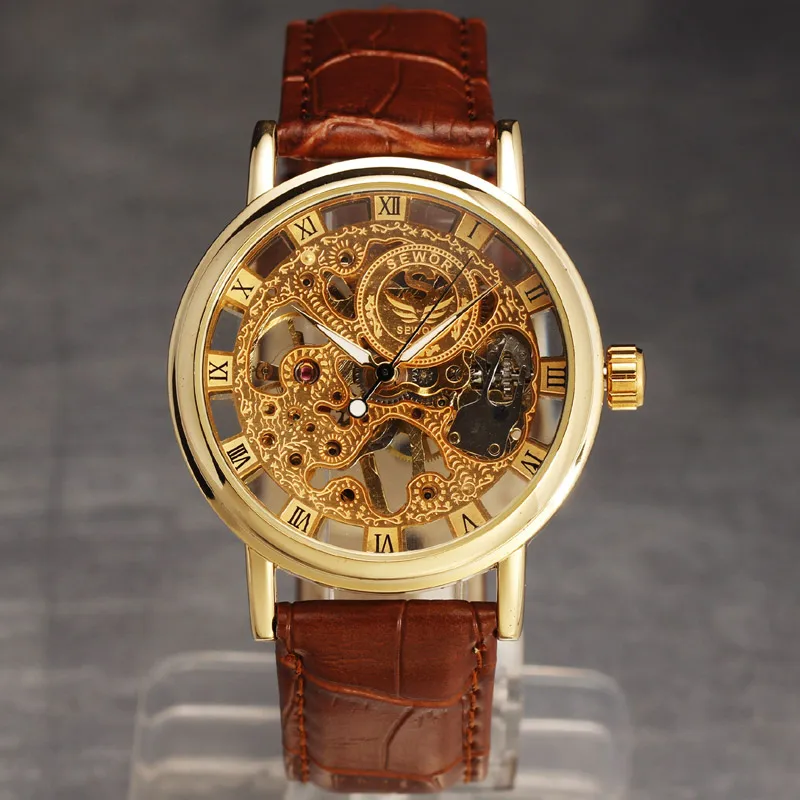 Prix pour Casual nouvelle mode rétro mince cas mécanique main vent hommes casual bracelet en cuir montres classique squelette montre-bracelet cadeau Prix pour Casual nouvelle mode rétro mince cas mécanique main vent hommes casual bracelet en cuir montres classique squelette montre-bracelet cadeau