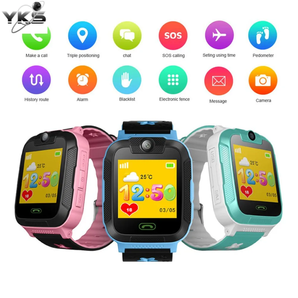 Детские Walkie Talkies Смарт-часы-игрушка 1,4 дюймовый сенсорный экран 3g шагомер SIM безопасность в реальном времени трек наручные часы с GPS детский подарок