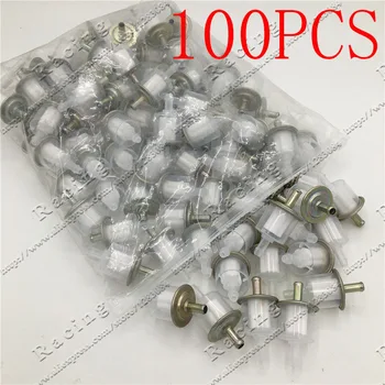 

100PCS Motorcycle Oil Filters Petrol Gas Gasoline Liquid Fuel Filters ATV Motorbike Car Dirt Pocket Bike Scooter Fuel Filters