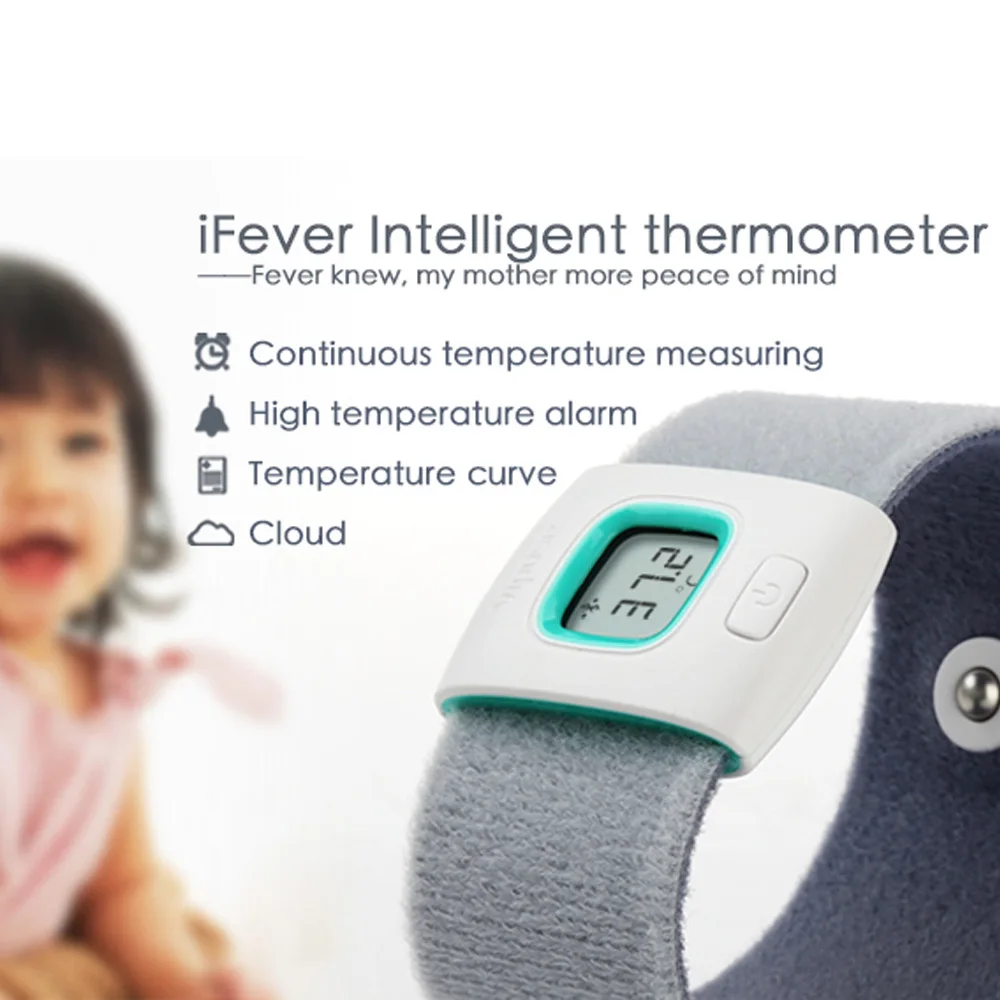 Smart Bluetooth Wearable Baby Health monitors electronic infrared