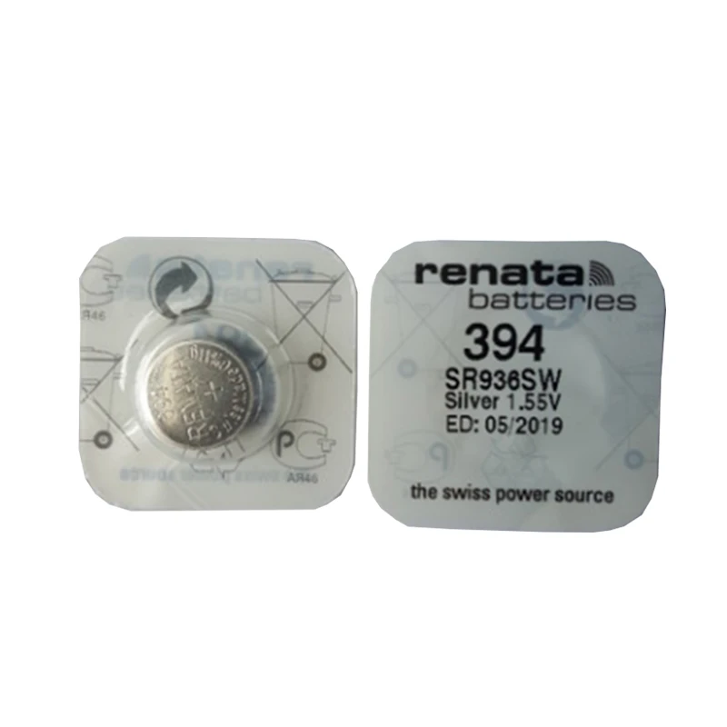 Renata 2Pcs/lot 394 SR936SW AG9 Button Battery For Watch Clock Repair ...