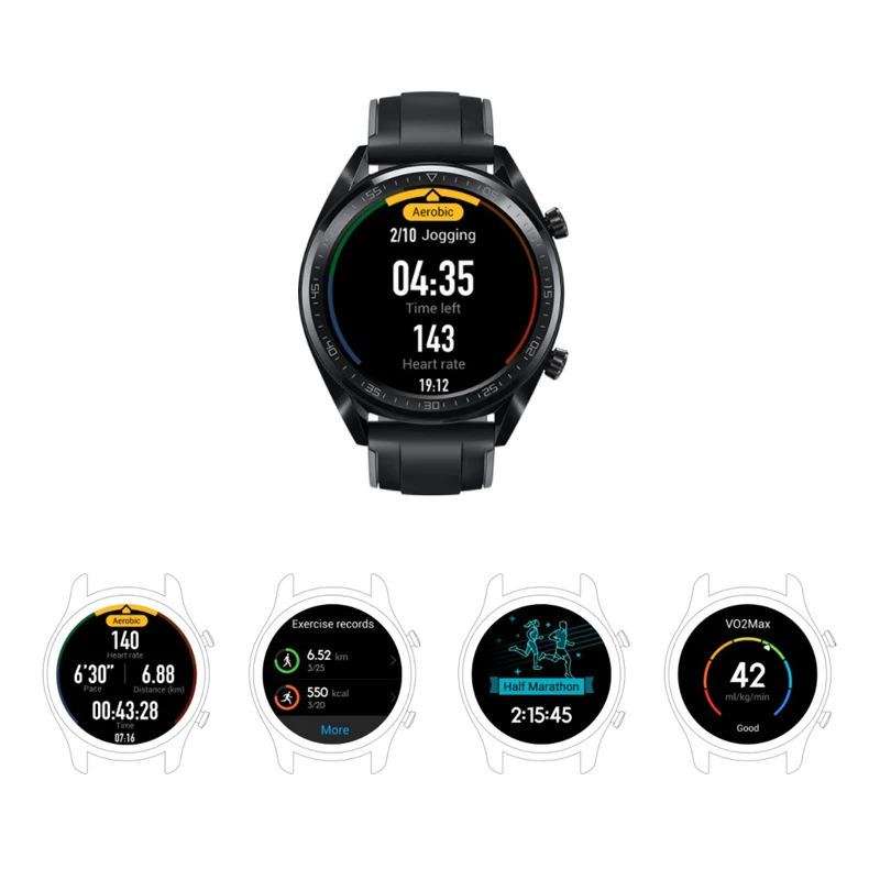 Huawei Watch GT в режиме реального времени мониторинг слуха AMOLED сенсорный экран 5ATM