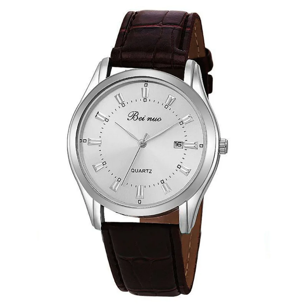 

Fashion Business Simple Without Digital Dial Small Calendar Men's Quartz Watch Men'S Watches Luxury Brand Quartz #4a07