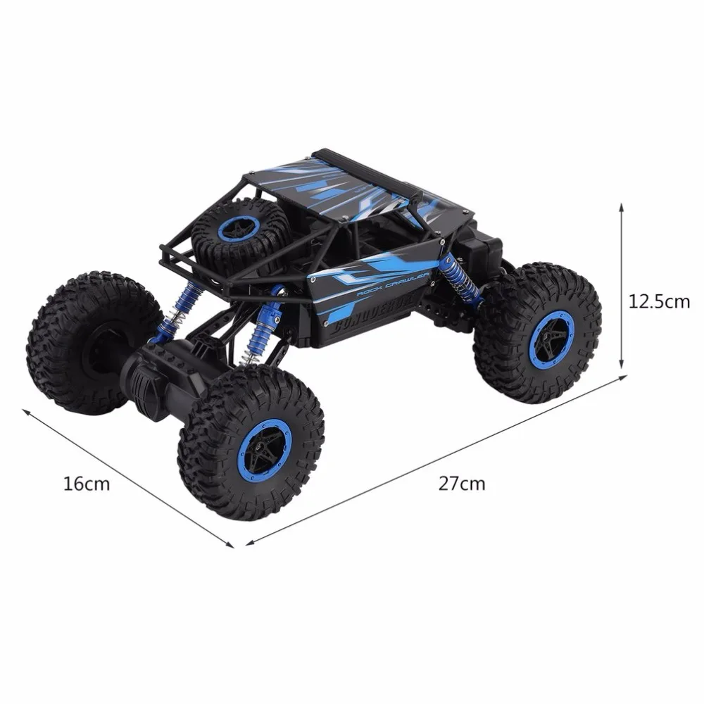 Радиоуправляемая машина 2,4G 4WD RC Rock Driving Crawlers Car Double Motors Drive Bigfoot модель дистанционного управления автомобиль внедорожник игрушка EU Plug