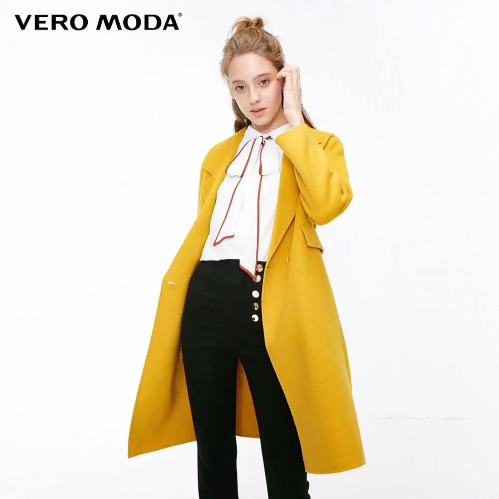 Vero Moda Женское пальто из 60% шерсти | 318327538 - Цвет: Carry yellow