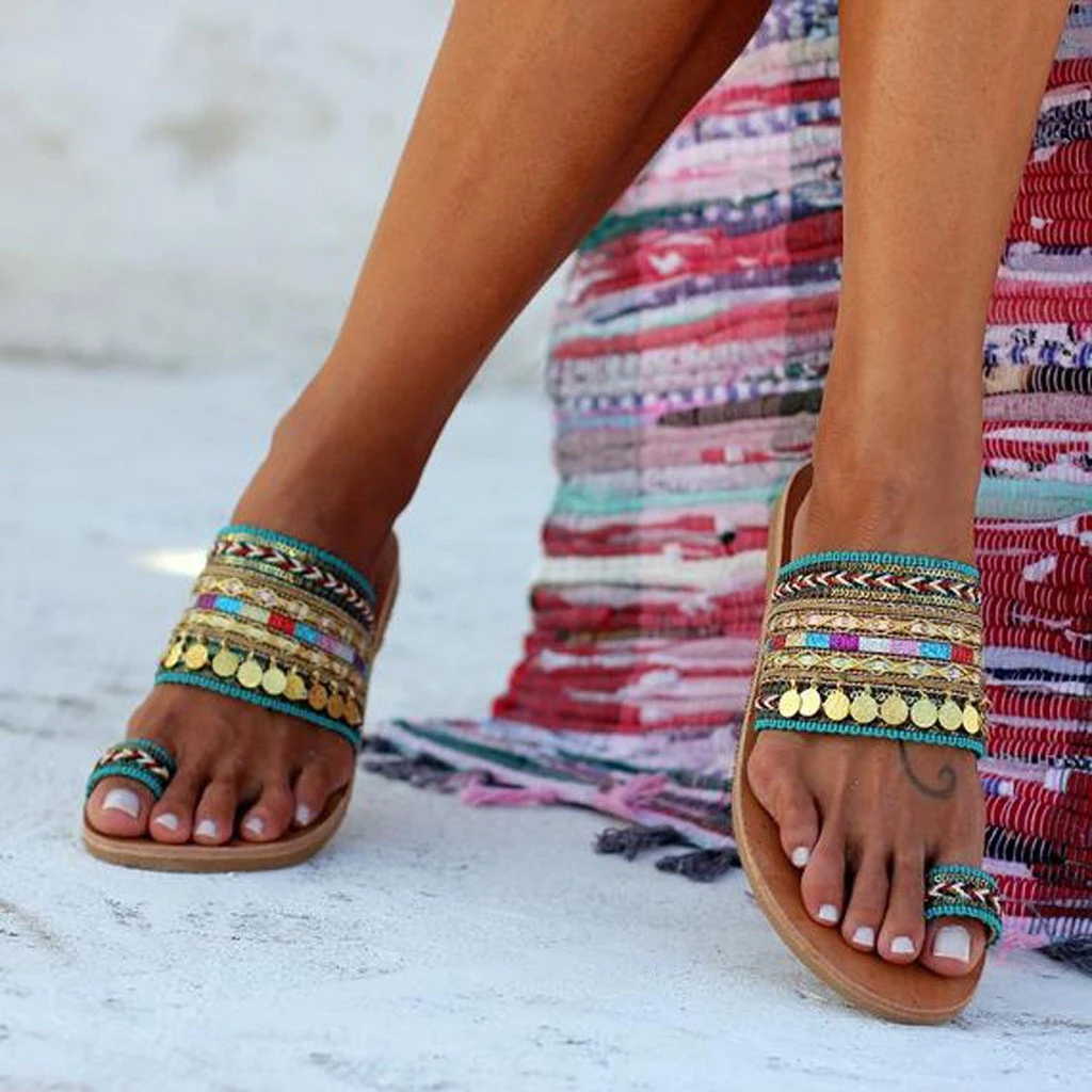flip flops boho