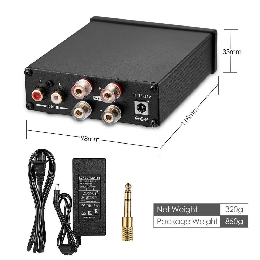 Douk Audio Mini HiFi Digital Power Amplifier