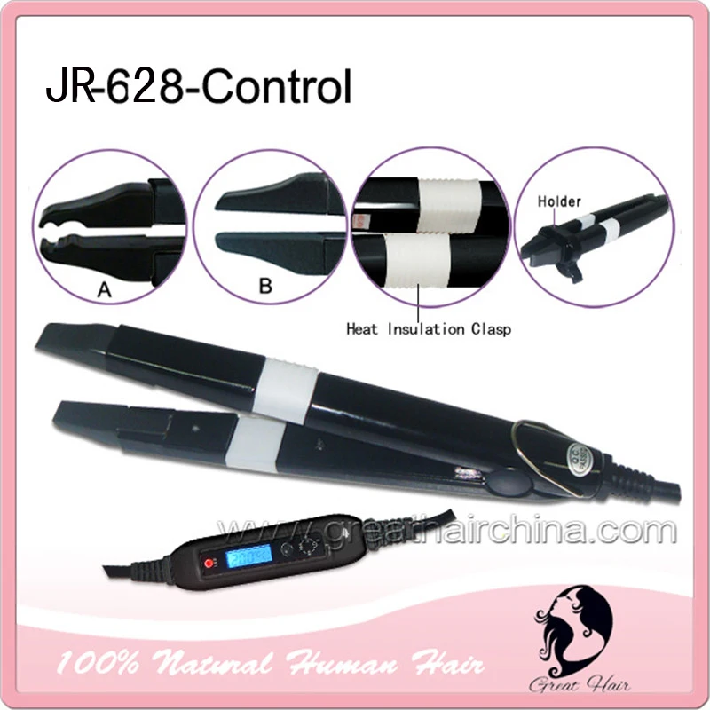 Mini LCD temperature control hair extension tools Connectors Hair Extension Fusion Connector Keratin Bonding Tools Free Shipping