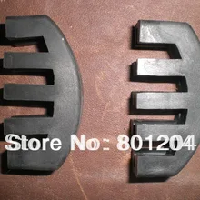 2 шт. Виолончель Mute, черный каучуковый немой Виолончель практика Mute