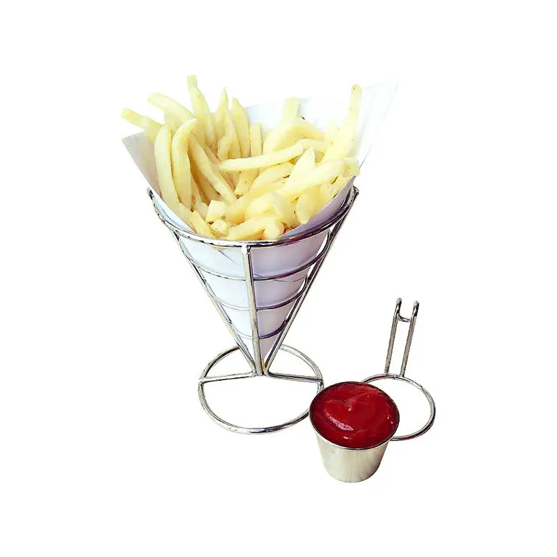 HAKOONA French Fries Pizza Cone Stands Buffet Tapered Snack Fried Chicken Cooked Cone Holder Stand Ice Cream Cone Holder HAKOONA French Fries Pizza Cone Stands Buffet Tapered Snack Fried Chicken Cooked Cone Holder Stand Ice Cream Cone Holder