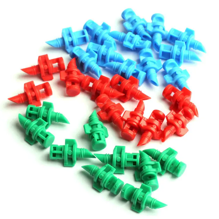 lawn sprinkler kit 50pcs 90° 180° 360° Angle Simple Refraction Sprinkler Nozzle Head High Quality Garden Fruit Tree Irrigation Misting Nozzle garden drip irrigation kit