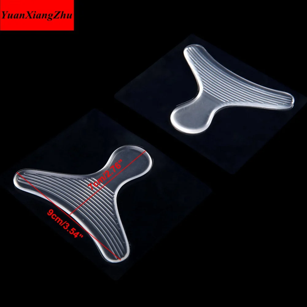 1 Pair Soft Silicone Insert Heel Liner Grips Silicone Gel Heel Protector High Heel Comfort Pads Feet Care Accessories