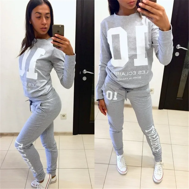 Tanie Kobiety 2 sztuka zestaw bluzy z kapturem bluza z kapturem Top stroje do biegania dres spodenki do ćwiczeń spodni wiosna kobiety odzież sportowa bluza wypoczynek