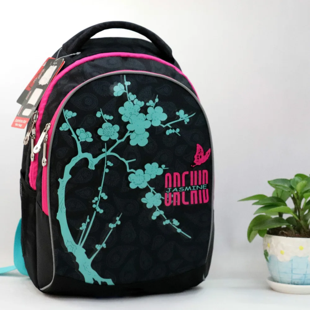 Брендовый ортопедический школьный ранец для девочек, рюкзаки для детей, рюкзак большого размера, детская школьная сумка, ранец с цветочным рисунком, Mochila Escolar